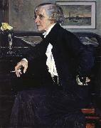 Nesterov Nikolai Stepanovich Portrait of Artist E.C. oil